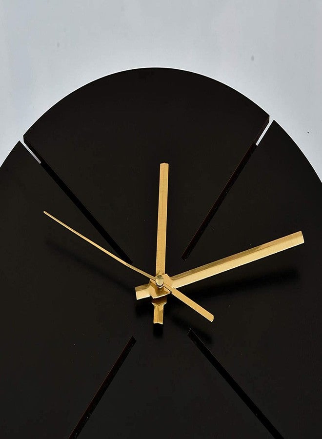 Ingo creation Black Wooden Big Size Wall Clock for Living Room, Hall, Bedroom (30.48 x 30.48 cm) - Image 2