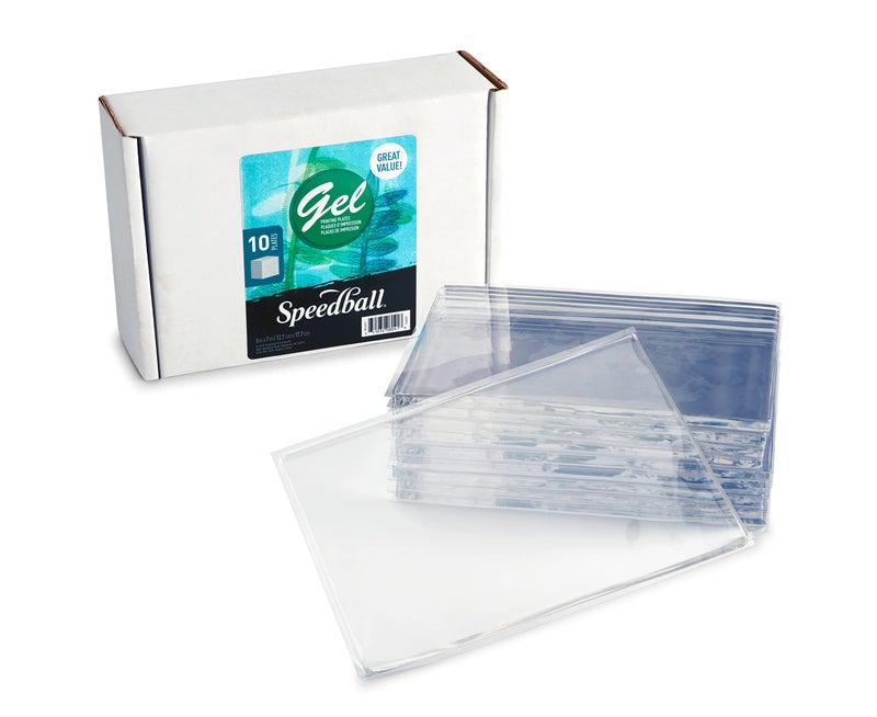 Speedball 8041 5 x 7 Gel Printing Plate 10 Plates