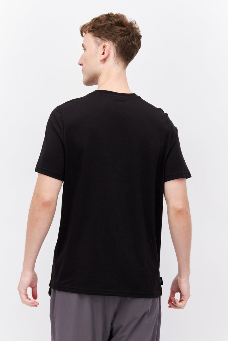 PUMA Men Sportswear Fit Short Sleeves Training T-Shirt, Black Combo - Image 3