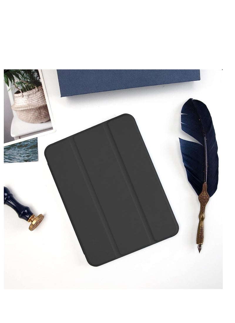 DUSALA iPad 10.2 Case for 9th, 8th & 7th Generation | Slim Smart Trifold Stand Cover with Auto Wake/Sleep Function | Soft TPU Back Protective Shell with Pencil Holder | Lightweight Magnetic Flip Case for iPad 10.2 Inch – Black - Image 4