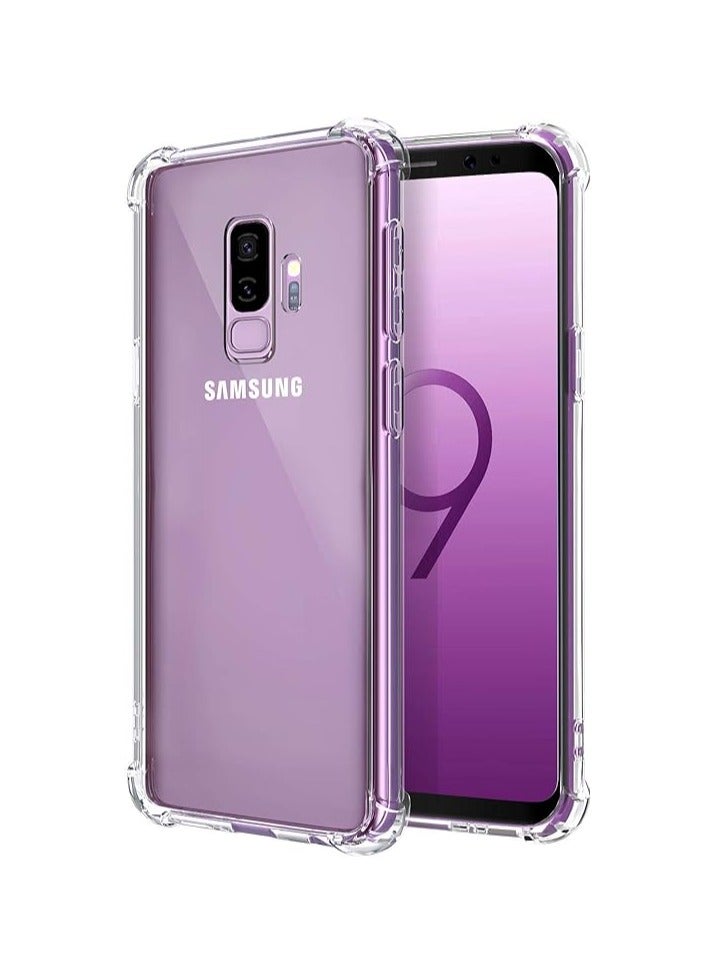 Case for Samsung S9 Plus Clear Case Cover Soft Flexible Transparent Silicone TPU Back Cover with Camera Protection and Shockproof Bumper for S9+ Plus Clear - Image 1