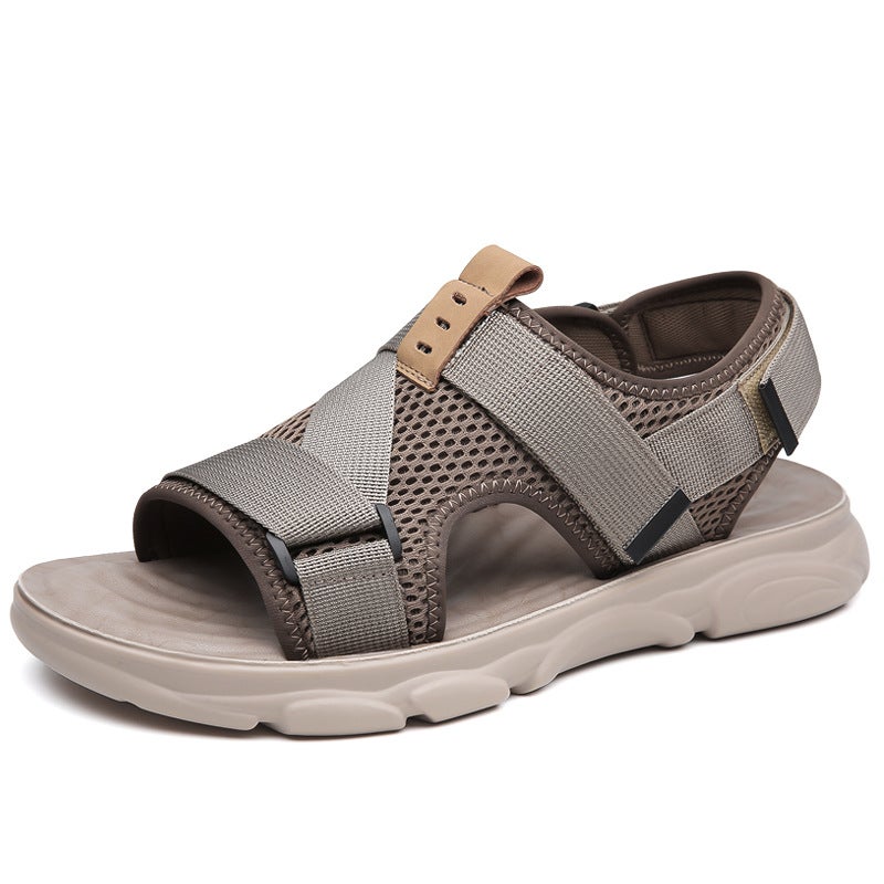 Sandals Men'S Sports Casual Shoes Sandals And Slippers Men'S Soft Sole Non-Slip All-Match Outerwear Roman Beach Shoes - Image 1