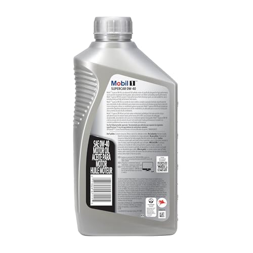 Mobil 1 Supercar Advanced Full Synthetic Motor Oil 0W-40, 6-pack of 1 quarts - Image 2