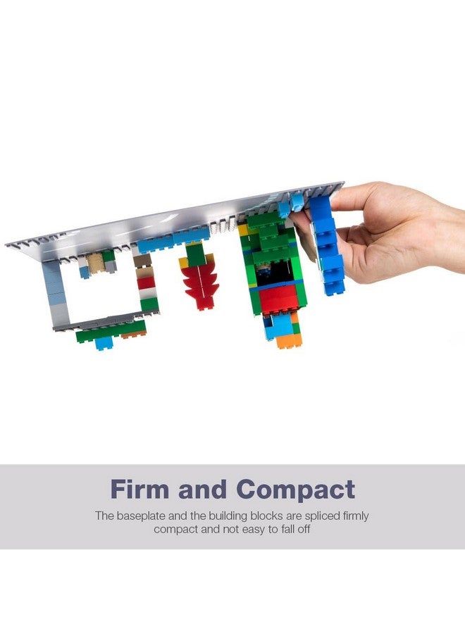 Lekebaby 12 Pack Road Base Plates, 10"x10" City Street Baseplates 100% Compatible with All Major Brands, 4 Curve / 4 T Junction / 3 Straight / 1 Junction - Image 3