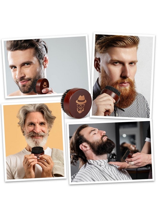 Sosoon Beard Brush, Pure Boar Bristle Black Walnut Wood Beard Comb Brush For Men To Tame And Soften Your Facial Hair - Image 3