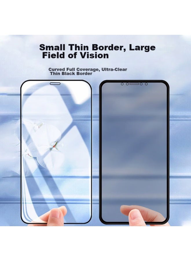 Koolife Privacy Screen Protector For Apple Iphone 12 Pro Max, Anti-spy Tempered Glass Film, Full Coverage Anti-peeping Protective Film, Shatterproof, Fingerprint Resistant - Image 4