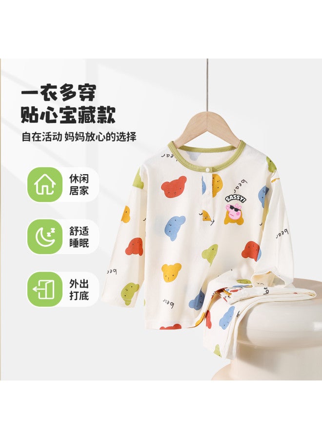 peppa Pig Spring Boys' Soft & Comfortable Pajama Set - Full Print Baby Homewear - Image 4