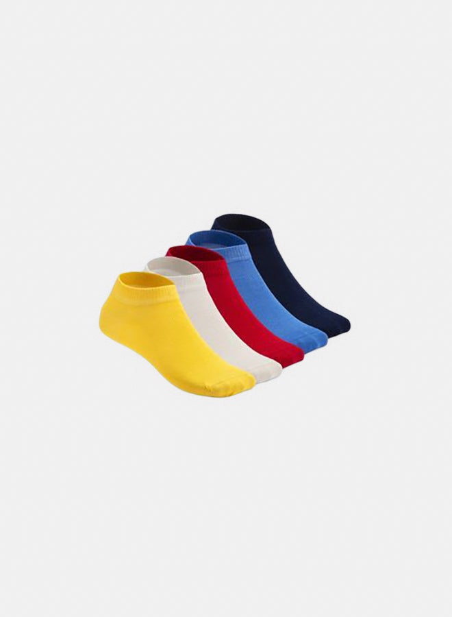 Solo Basic Sneaker Pack Of 5 Solo Socks Solid For Boys - Image 1