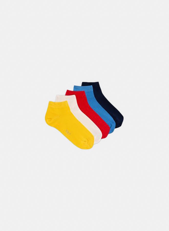 Solo Basic Sneaker Pack Of 5 Solo Socks Solid For Boys - Image 3