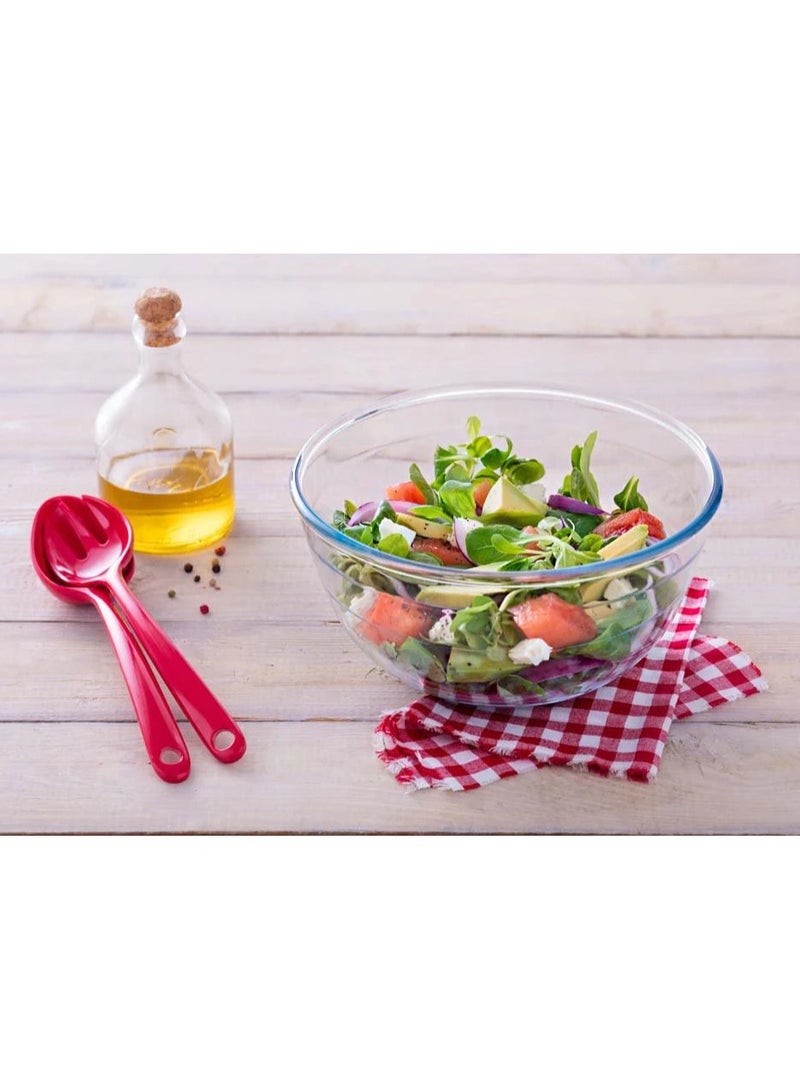 O'Cuisine Ôcuisine Mixing Bowl Set – 0.5L, 1L & 3.0L | Premium Borosilicate Glass Bowls, Versatile Kitchen Pack  - Image 4