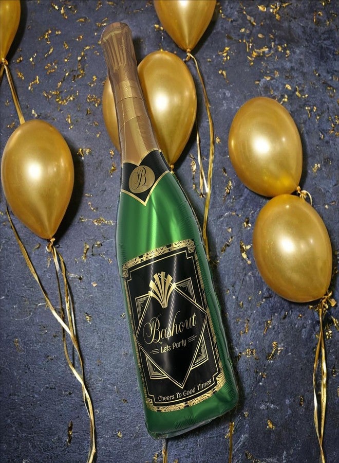 BASHOUT Pack Of 2 Giant Champagne Bottle Balloons 40 X 17” - Image 3