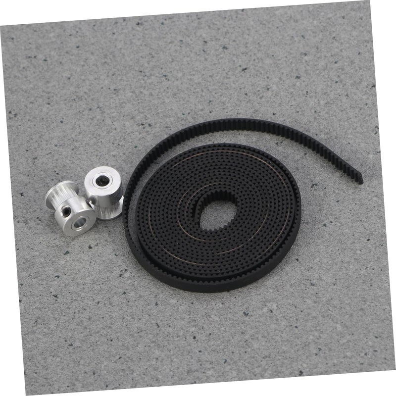 Gatuida 6Pcs Aluminum Timing Pulley Belt Kit For Printer Medium Size 3Pcs - Image 3