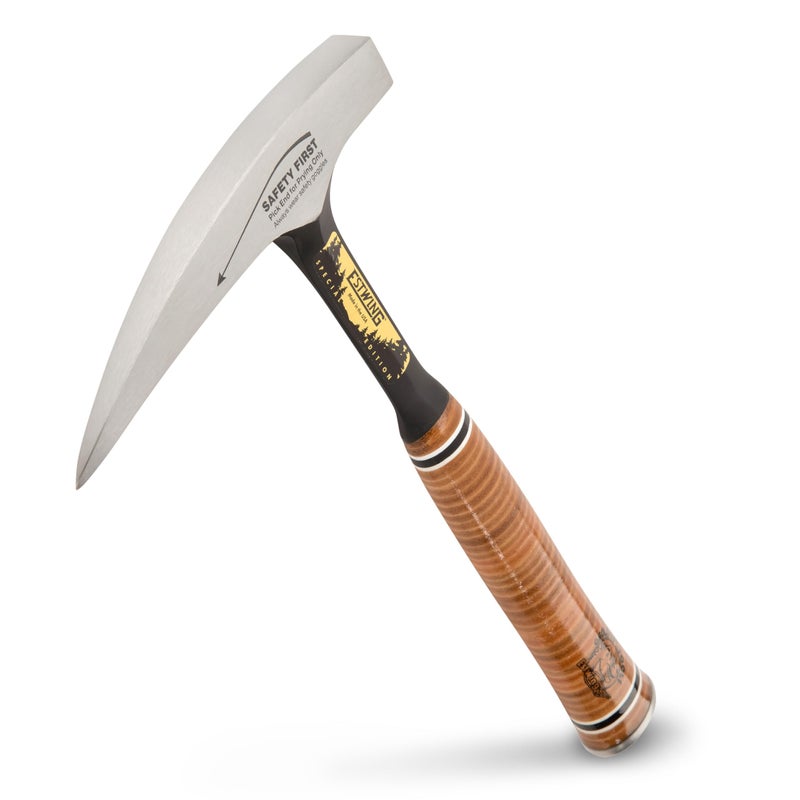 ESTWING Special Edition Rock Pick - 22 oz Geology Hammer with Pointed Tip & Genuine Leather Grip - E30SE - Image 1