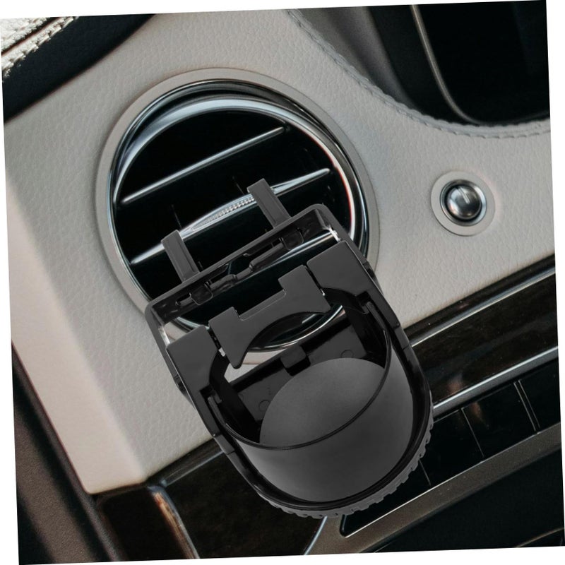 Black Car Cup Holder Space Saving Automotive Drink Holder Fits Water Bottles and Cups Easy to Install - Image 5