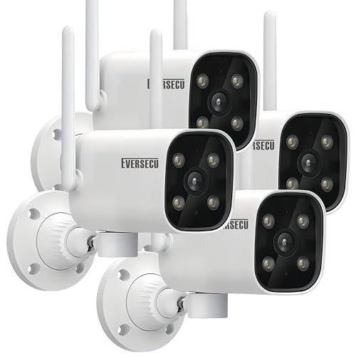 إيفر سيكيو Eversecu Eversecu Ptz Bullet Camera Audio Night Vision Motion Detection Auto Tracking Waterproof Remote Access Rtsp Stream Compatible With