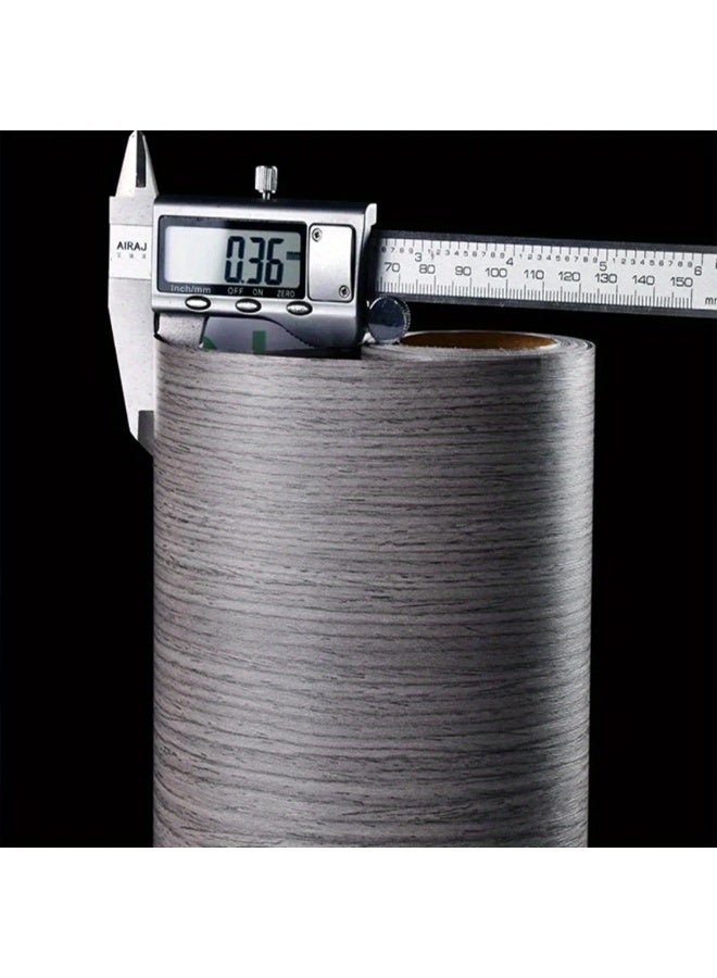 Zeemey 1 Roll Wood Grain Door Sticker, Self-adhesive Removable PVC Wallpaper, Peel & Stick Wallpaper For Kitchen Bedroom Living Room Countertop Furniture, Renovation Wallpaper, Home Decor & Furniture Renovation(40*500cm) - Image 5