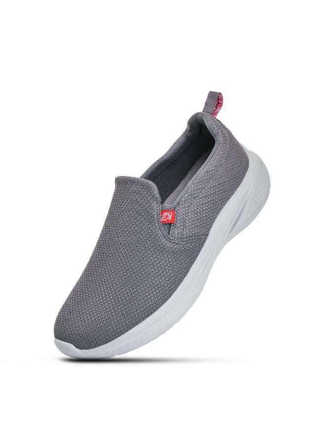 PUCA Casual Shoes For Men Light-Weight, Slip-on, Breathable Thor Grey - Image 1
