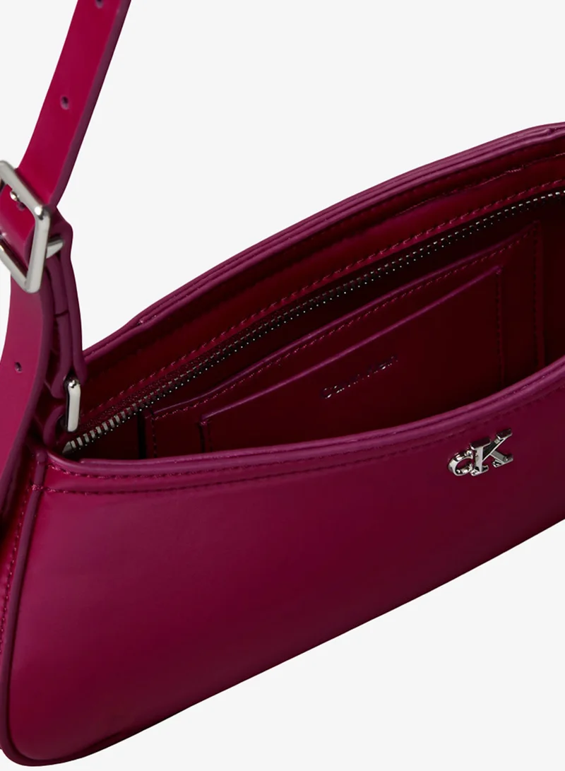 CALVIN KLEIN  Monogram Logo Hardware Shoulder Bag for Women | Best Price UAE