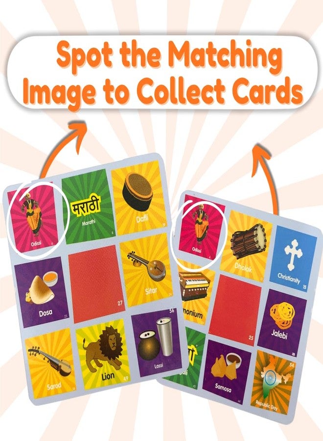 CocoMoco Kids Diversity Squares India Card Game for Kids | Learn About Indian Culture, Religions, Food, Dance, Languages | Educational Games, Birthday Return Gift for Kids 6-12 Years - Image 5