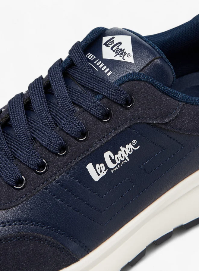 Lee Cooper Men's Panelled Lace-Up Sneakers