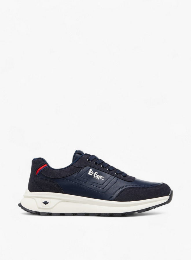 Lee Cooper Men's Panelled Lace-Up Sneakers - Image 1