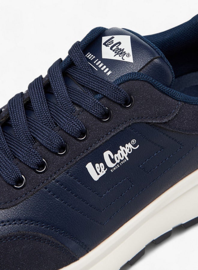 Lee Cooper Men's Panelled Lace-Up Sneakers - Image 4