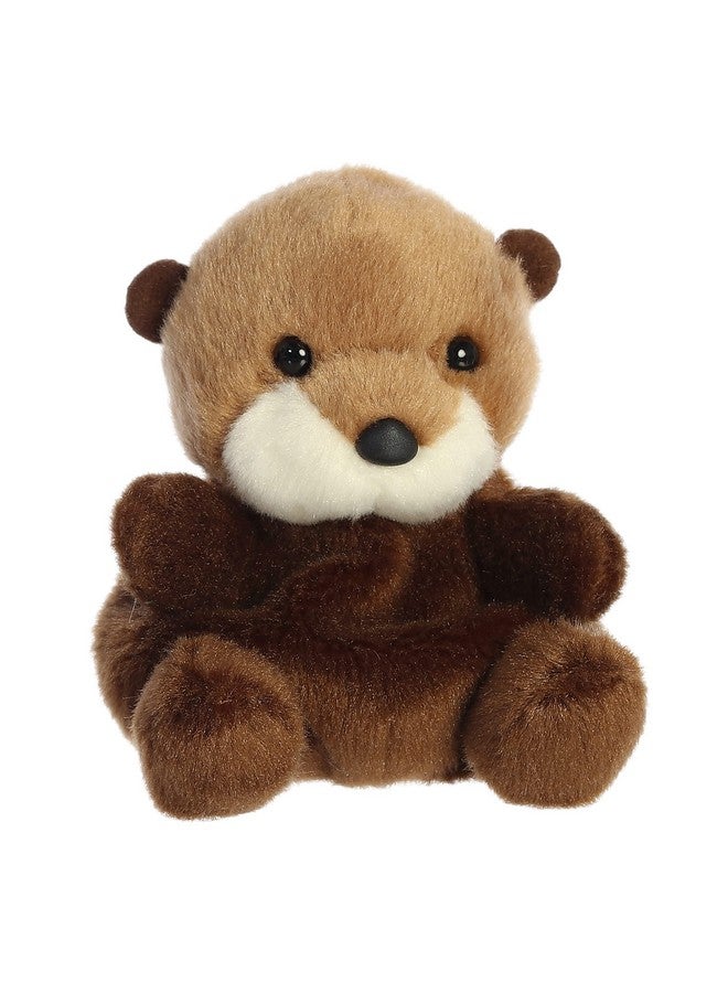 Aurora® Adorable Palm Pals™ Selena Sea Otter™ Stuffed Animal - Pocket-Sized Play - Collectable Fun - Brown 5 Inches - Image 2
