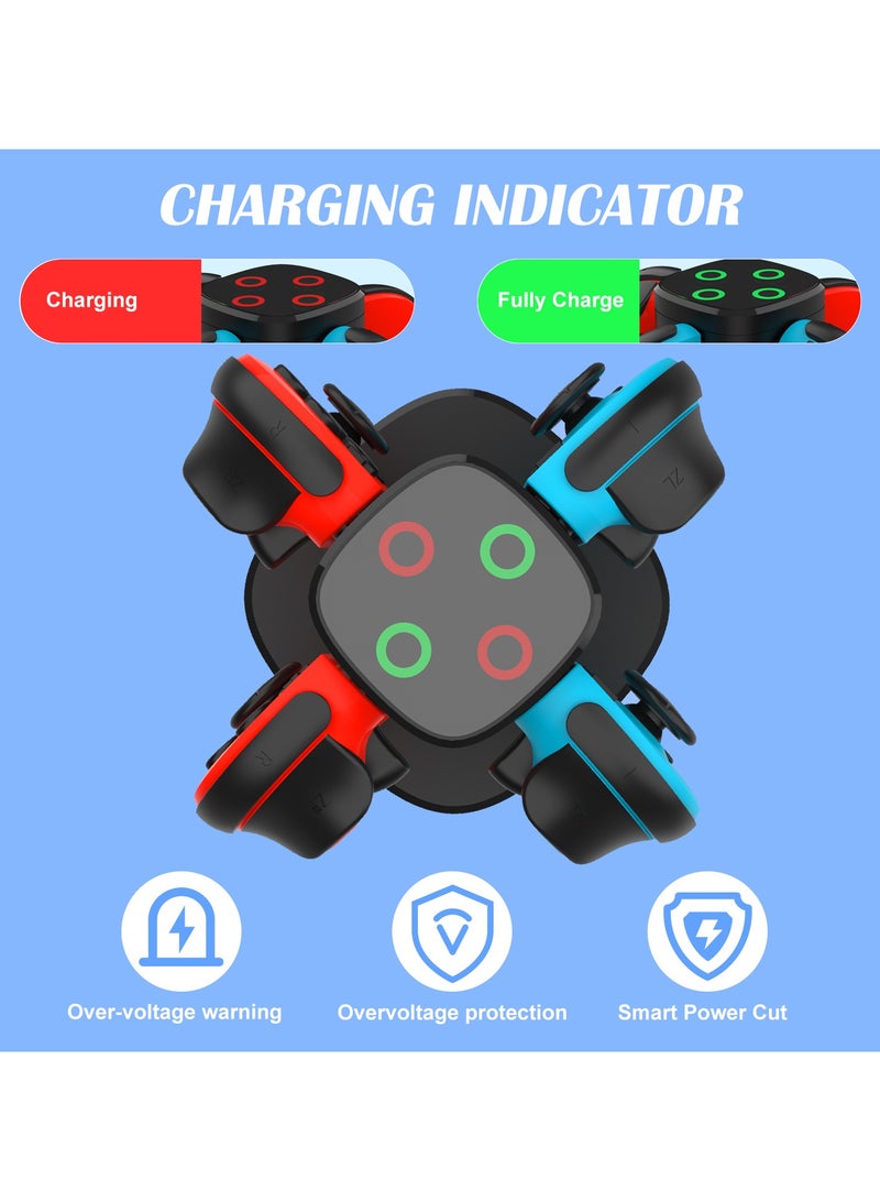 Storm Wyrm Quick Charge Charging Stand for NS2 Joy-Con Controller|Nintendo Switch2 Controller Charging Station with LED Adjustment | Plug and Play Quick Charger for Nintendo Switch 2 JOY-CON Controller - Image 4