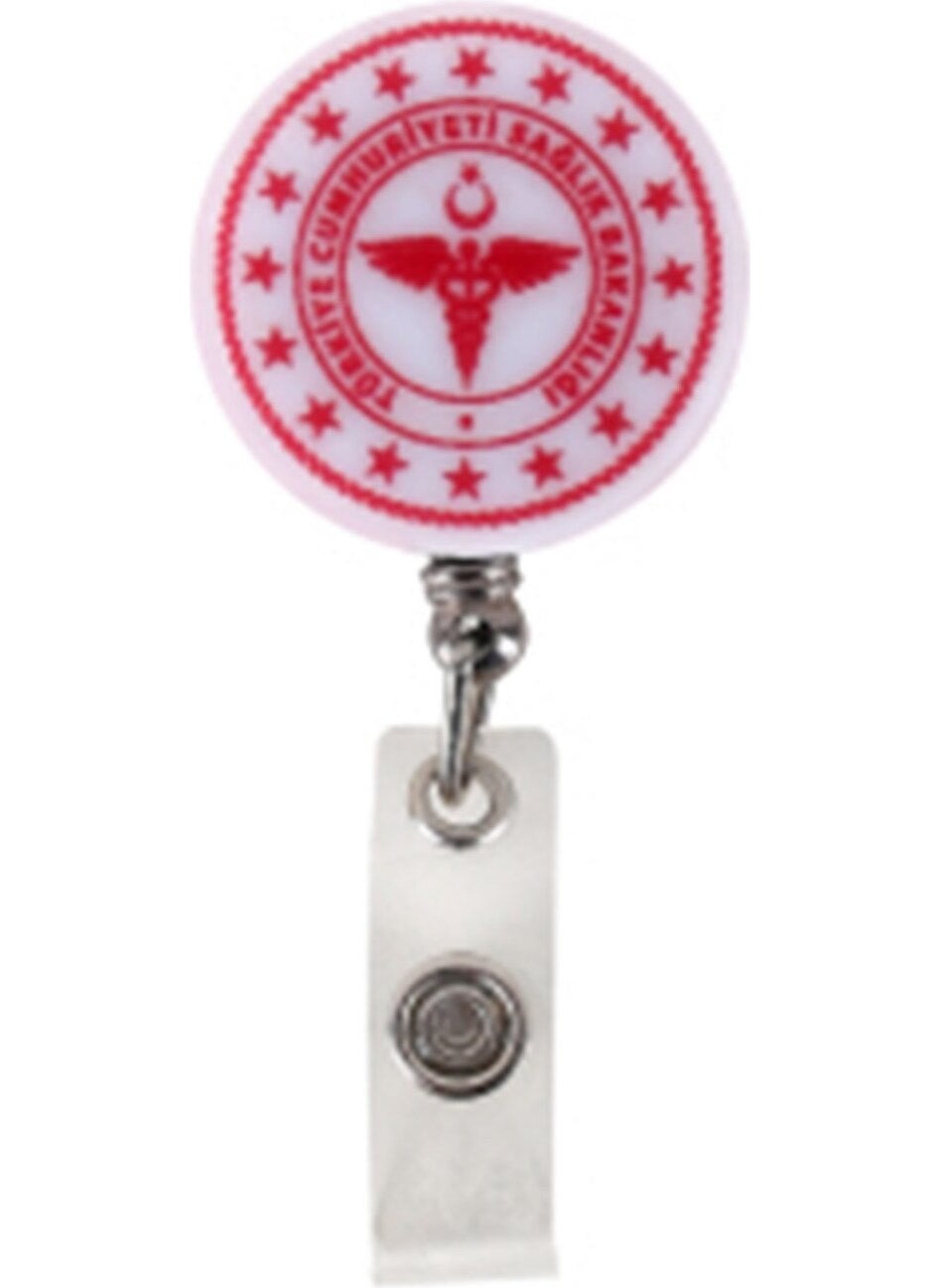 Nur Medikal Giyim - Nur Medical Clothing Ministry of Health Themed Yoyo Badge Holder AKS SBK 019 - Image 1