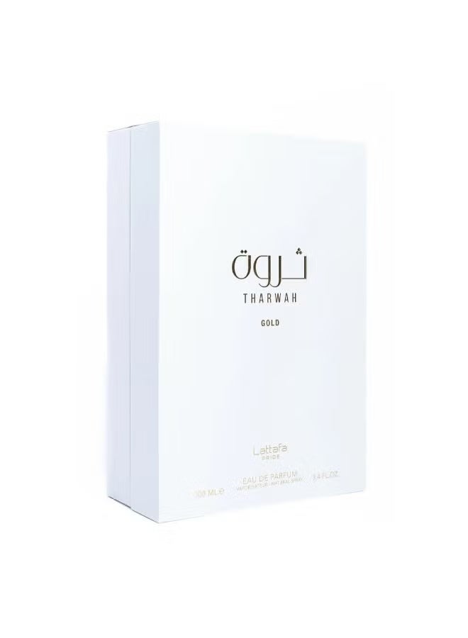 Lattafa Pride Wealth Gold Perfume - 100ml | Luxury Unisex Eau de Parfum - Image 3