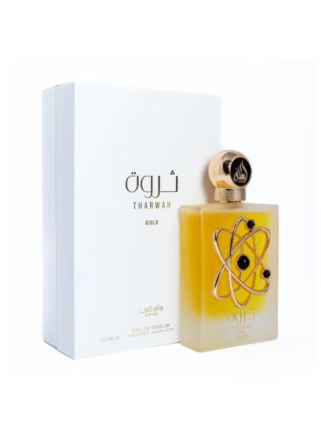 Lattafa Pride Wealth Gold Perfume - 100ml | Luxury Unisex Eau de Parfum - Image 1