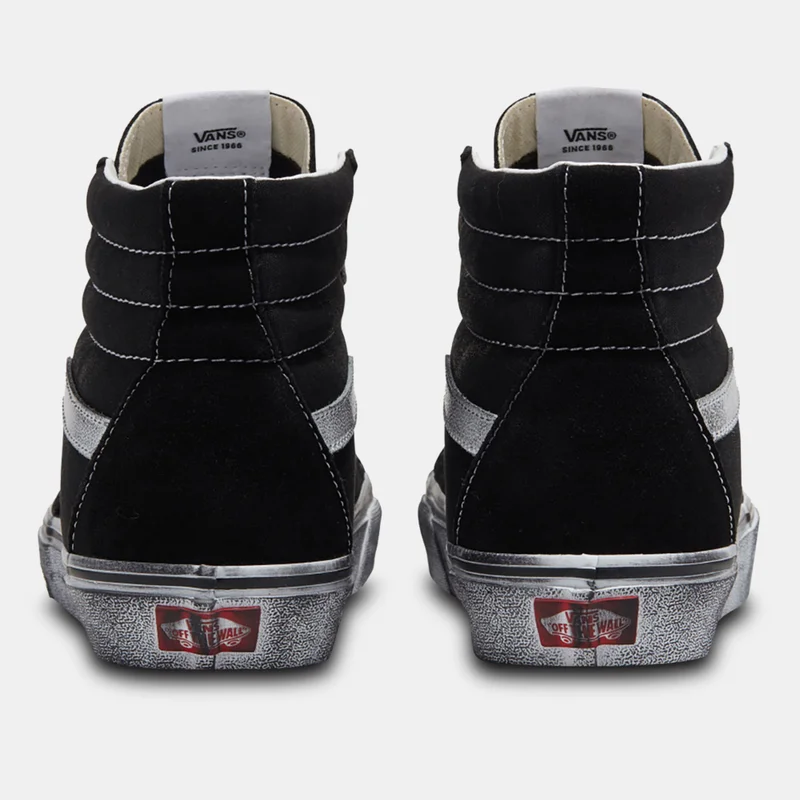 Vans Black / Metallic Silver Sk8-Hi Unisex Shoes  | Best Price UAE