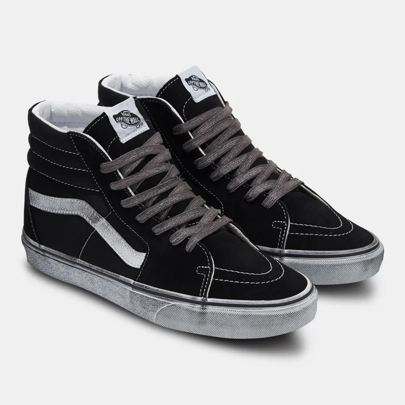 Vans Black / Metallic Silver Sk8-Hi Unisex Shoes  | Best Price UAE