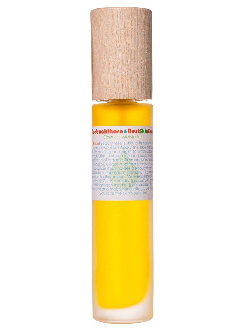 Living Libations - Living Libations - Organic Best Skin Ever All-In-One Facial Cleanser, Exfoliator + Moisturizer | Natural, Wildcrafted, Vegan Clean Beauty (Seabuckthorn, 1.69 oz | 50 ml) - Image 1