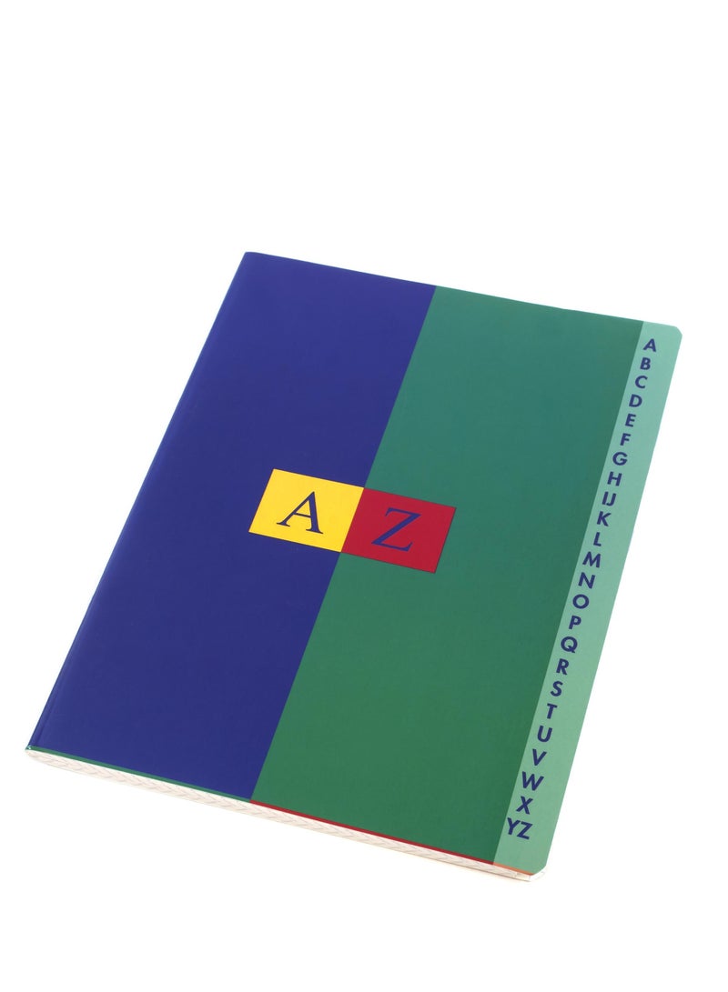 دفتر ملاحظات (سييس) مُفهرس من A إلى Z، ١٧ × ٢٢ سم، ١٢٠ صفحة (٦٠ ورقة)، مُسطّر (فرنسي)