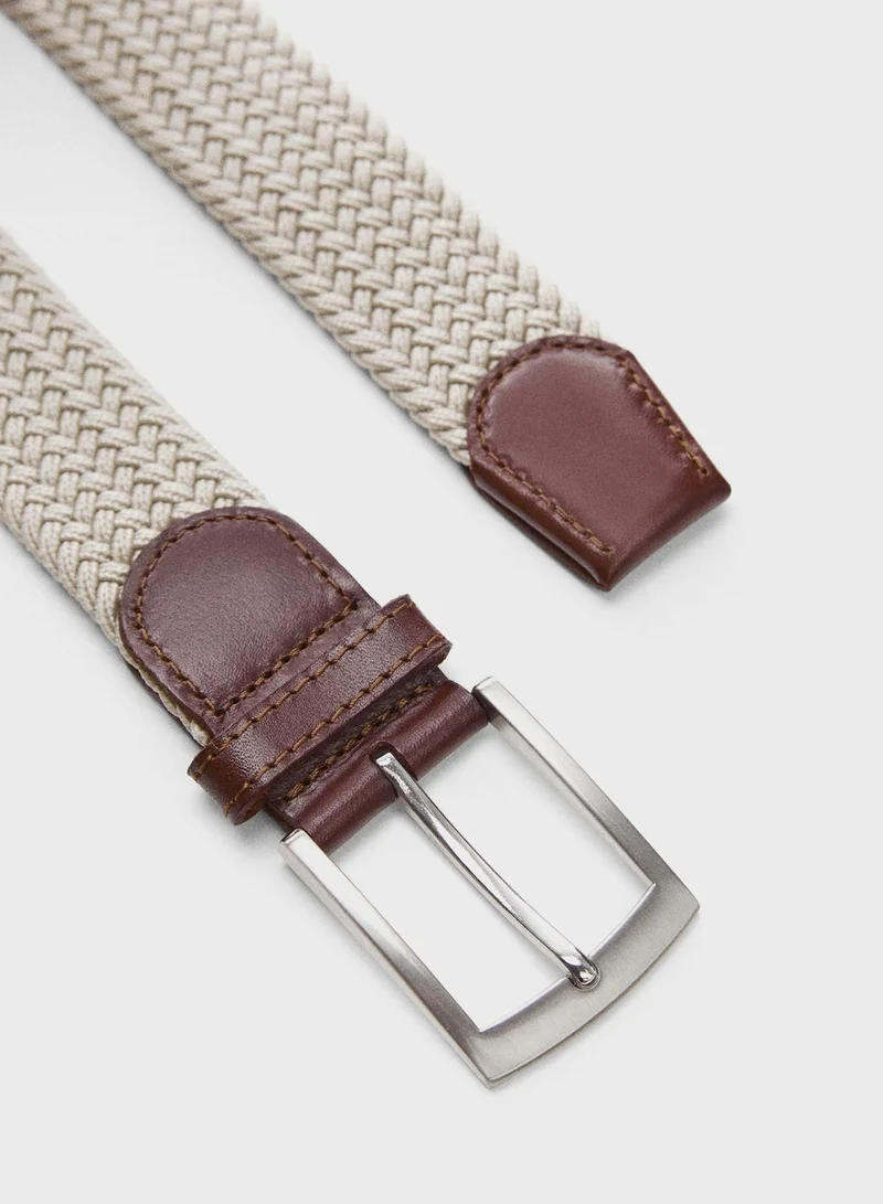 مانجو مان Elastic Non Allocated Hole Belt