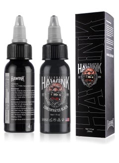 Hawink HAWINK Black Tattoo Ink 1 oz (30ml) Friendly Pigment Tattoo Supplies Concentrated Black TI203-30-002  - Image 4