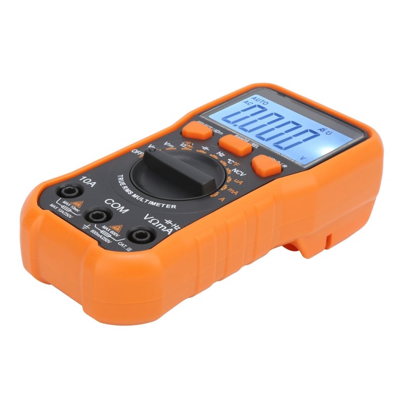 Digital Multimeter: 6000 Counts Automatic Range - Small Portable Rugged Durable Multifunction Meter for Electrical Testing & Field Measurement - Image 5