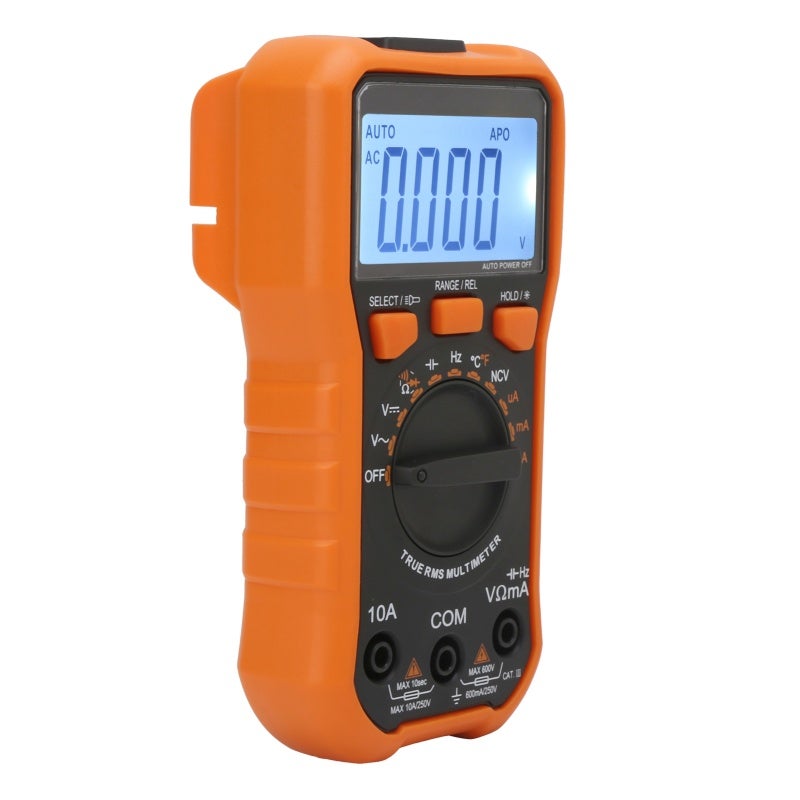 Digital Multimeter: 6000 Counts Automatic Range - Small Portable Rugged Durable Multifunction Meter for Electrical Testing & Field Measurement - Image 4