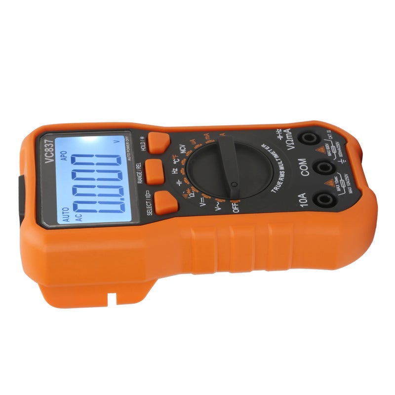 Digital Multimeter: 6000 Counts Automatic Range - Small Portable Rugged Durable Multifunction Meter for Electrical Testing & Field Measurement - Image 1
