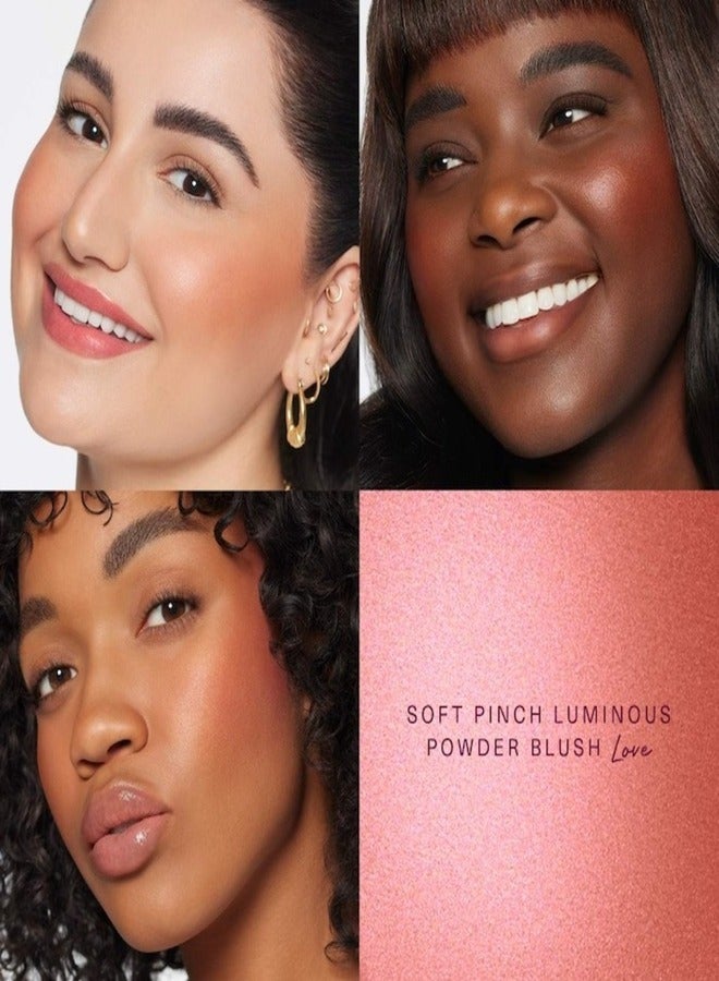 Rare Beauty Rare Beauty Soft Pinch Luminous Powder Blush – Love - Terracotta 2.8g | Radiant Finish, Buildable Coverage, Lightweight, Long-Lasting, Vegan & Cruelty-Free  - Image 2