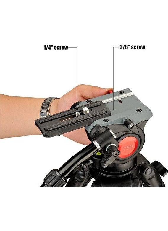 Digipod - DTW-75AW and DVH-5W Fluid Head Professional Video Tripod - Image 1