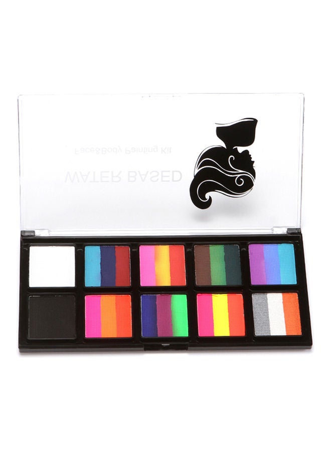 NIBEMINENT Professional Face And Body Painting Kit Multicolour - Image 2
