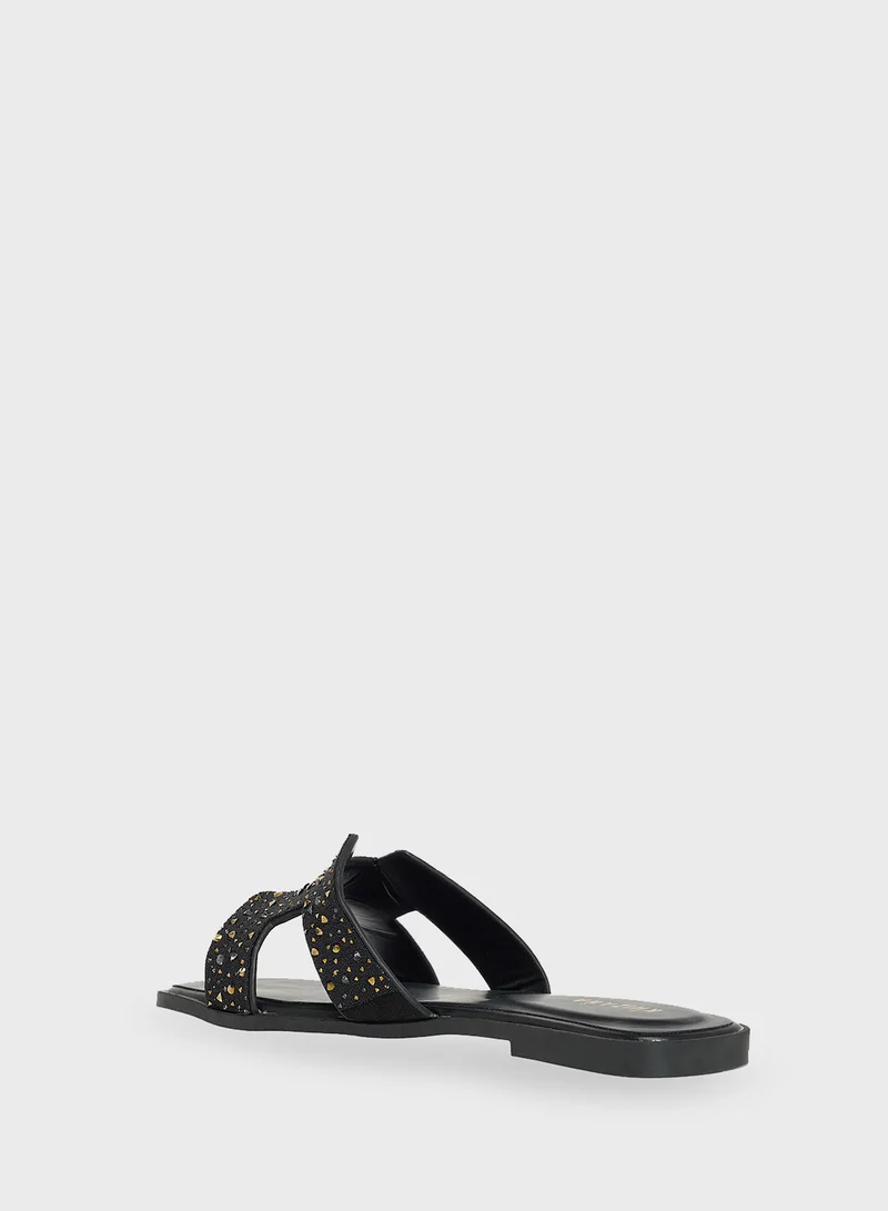 Khizana Glitter Flat Sandal