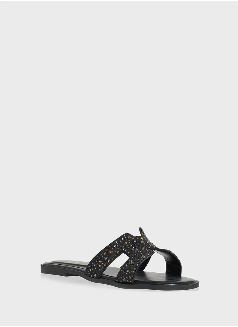 Khizana Glitter Flat Sandal