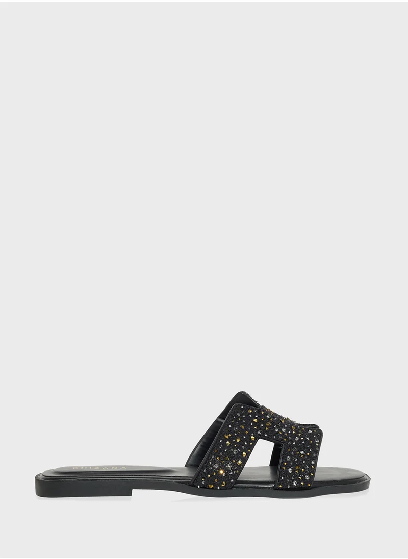 Khizana Glitter Flat Sandal