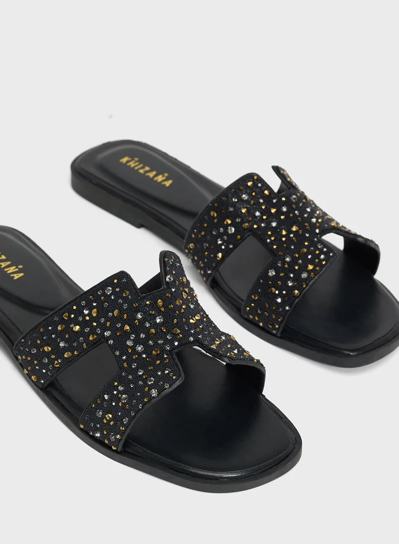 Khizana Glitter Flat Sandal