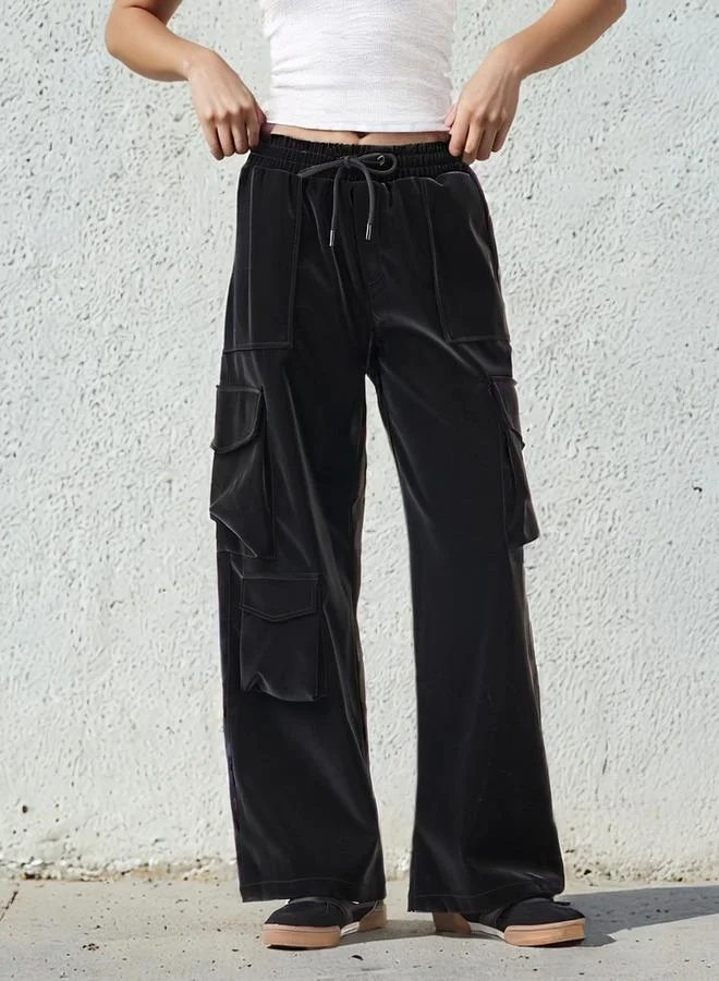 2Xtremz 2Xtremz Mid-Rise Cotton Cargo Pants