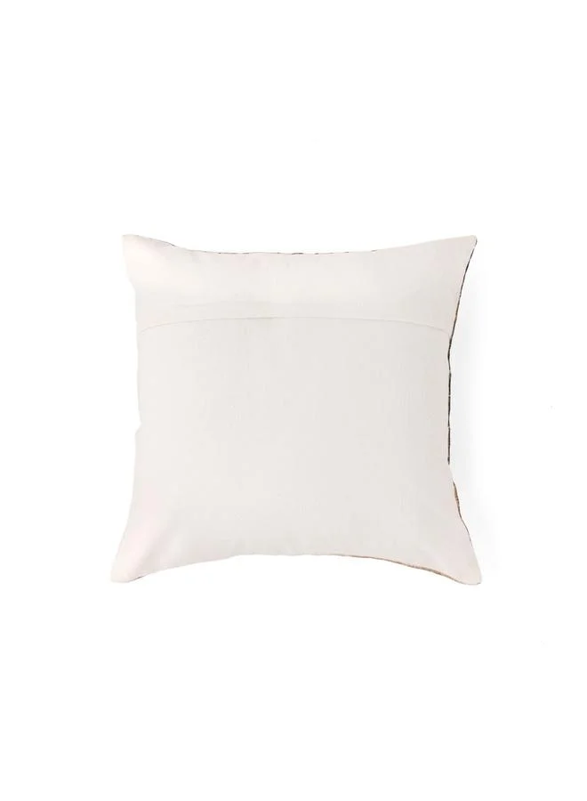 Sanskrutihomes Velvet Multi Geo Cushion Cover, Medium