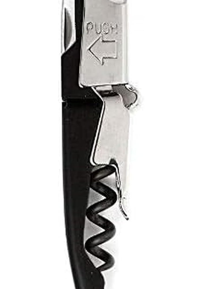 Rabbit Metrokane Zippity 2-Step Waiter's Corkscrew - Black
